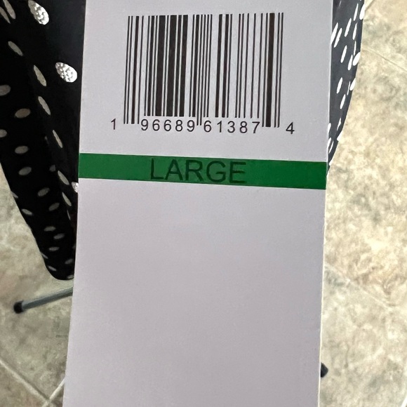 Nina Leonard Black and White Polka Dot Midi Dress - Picture 5 of 8